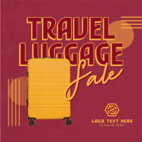 Travel Luggage Discounts Instagram post Image Preview