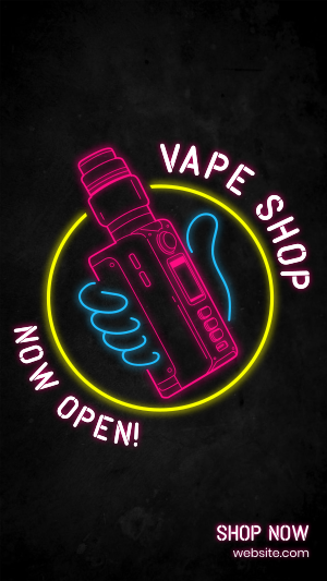 Vape Handle Instagram story Image Preview