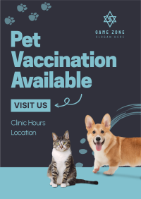 Pet Vaccination Poster Image Preview