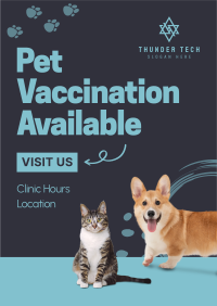 Pet Vaccination Poster Image Preview