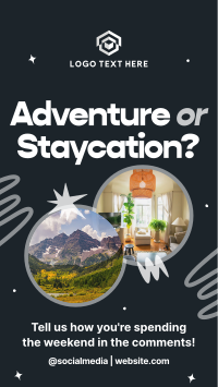 Staycation Weekend TikTok video Image Preview