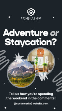 Staycation Weekend TikTok Video Image Preview