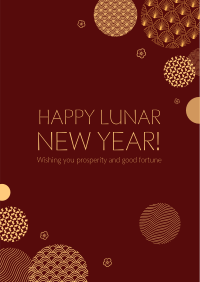 Lunar New Year Flyer Design