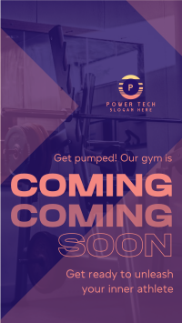 Fitness Gym Opening Soon Instagram story Image Preview