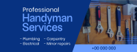 Modern Handyman Service Facebook cover Image Preview