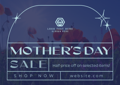 Mother's Day Sale Postcard Image Preview