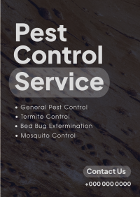 Minimalist Pest Control Flyer Design