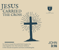 Jesus Cross Facebook Post Image Preview