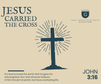 Jesus Cross Facebook post Image Preview