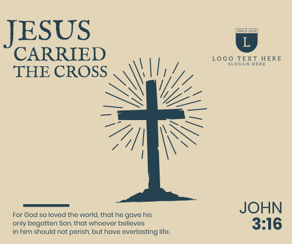 Jesus Cross Facebook Post Design Image Preview