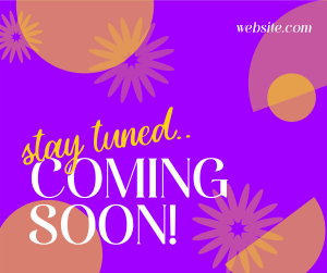 Floral Modern Coming Soon Facebook post Image Preview