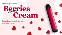 Berries and Cream Facebook event cover Image Preview