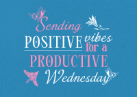 Hump Day Wednesday Postcard Design