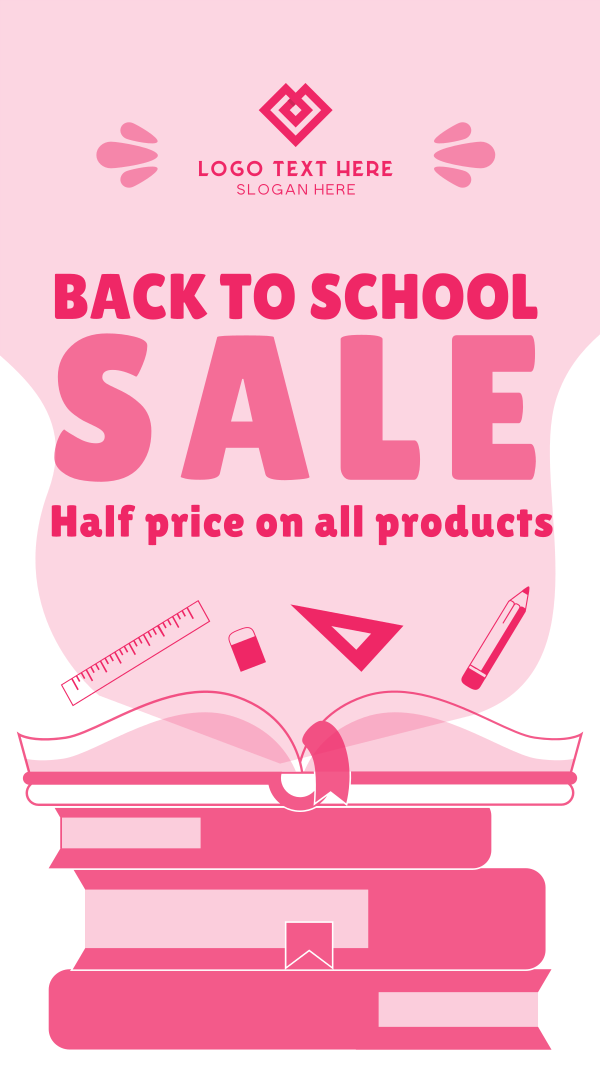 Back To School Discount Facebook Story Design Image Preview