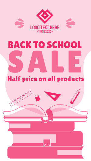 Back To School Discount Facebook story