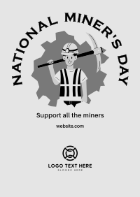The Great Miner Poster Design