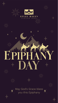 Sparkling Epiphany Day Facebook story Image Preview