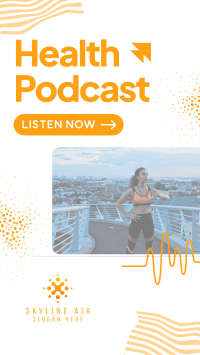 Health Podcast Instagram story Image Preview