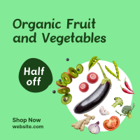 Organic Vegetables Market Instagram post Image Preview