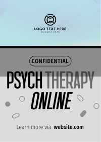 Psych Online Therapy Flyer Preview