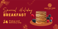 Holiday Breakfast Restaurant Twitter post Image Preview