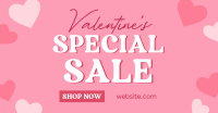 Valentine Hearts Special Sale Facebook ad Image Preview