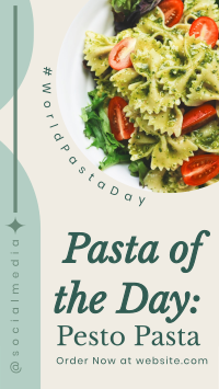 Minimalist Pasta Day Instagram Reel Image Preview