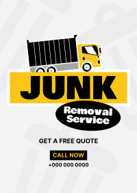 Junk Removal Stickers Poster Image Preview