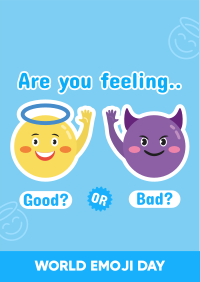 Emoji Day Poll Flyer Design