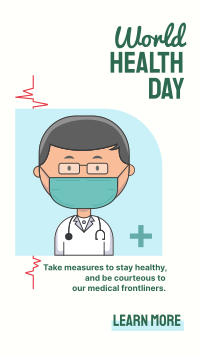 Doctor Health Day Instagram story Image Preview