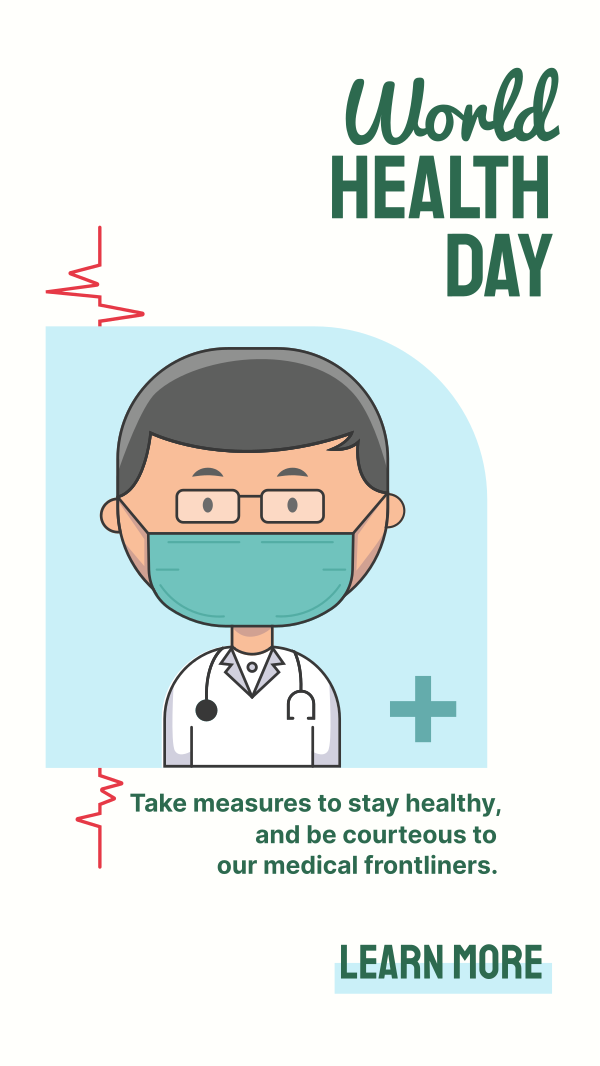 Doctor Health Day Instagram Story Design Image Preview