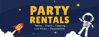 Kids Party Rentals Facebook cover Image Preview