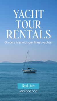 Relaxing Yacht Rentals Video Image Preview