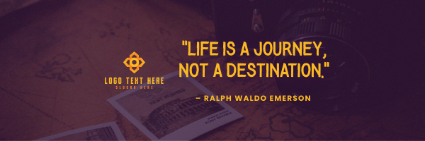 Life is a Journey Twitter Header Design