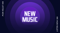 New Music Button Facebook event cover Image Preview