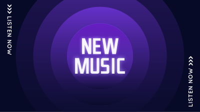 New Music Button Facebook event cover Image Preview