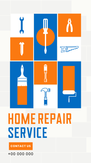 Home Repair Service Instagram story Image Preview