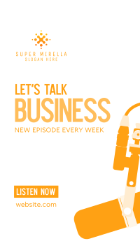 Business Talk Podcast Facebook Story Image Preview