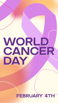 Gradient World Cancer Day YouTube Short Preview