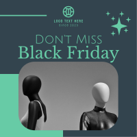 Don't Miss Black Friday Sale Instagram post Image Preview