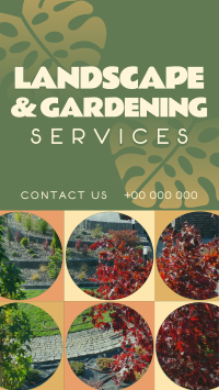 Landscape & Gardening Facebook Story Design