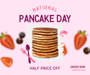 Berry Pancake Day Facebook post Image Preview