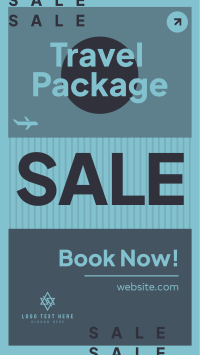 Travel Package Sale TikTok Video Design