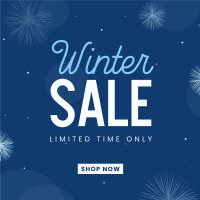 Winter Wonderland Sale Instagram Post Design