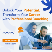 Professional Career Coaching Instagram post Image Preview
