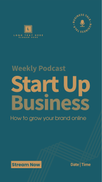 Simple Business Podcast Instagram Story Design