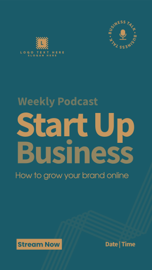 Simple Business Podcast Instagram story Image Preview