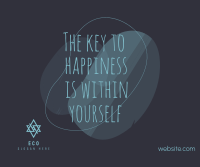 Key to Happiness Facebook post Image Preview