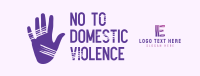 Stopping Domestic Violence Facebook Cover Design