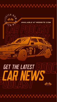 Car News Broadcast Facebook Story Design